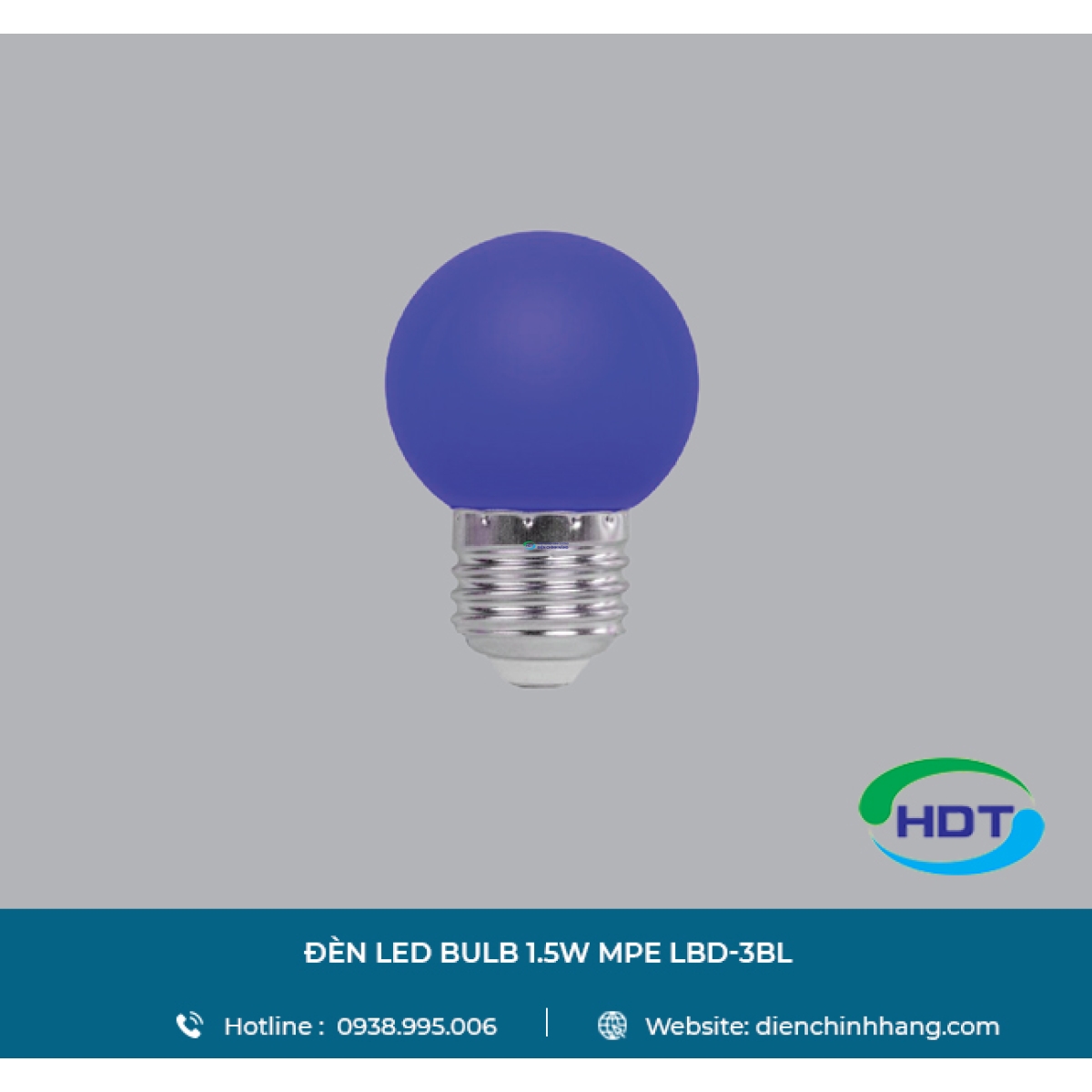 ĐÈN LED BULB MPE 1.5W LBD-3BL