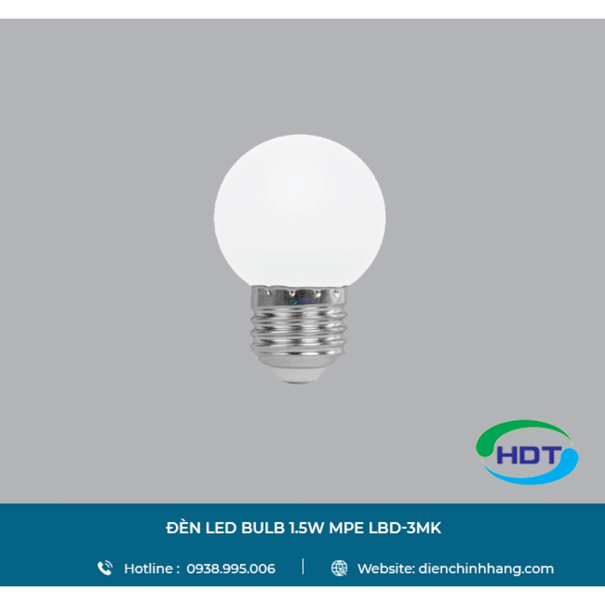 ĐÈN LED BULB MPE 1.5W LBD-3MK