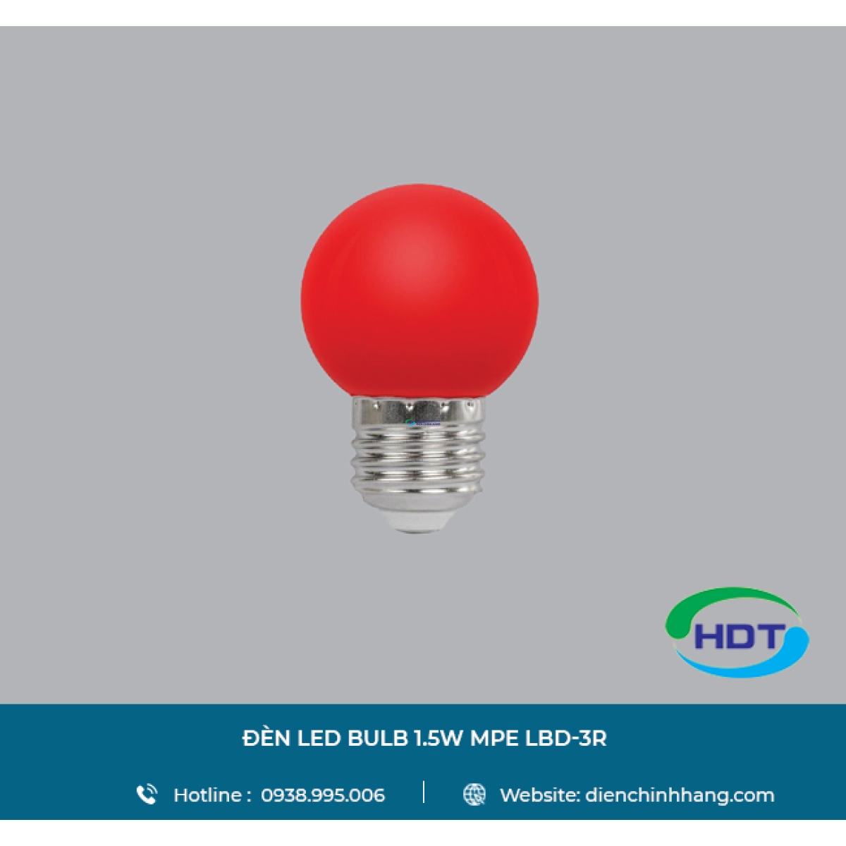 ĐÈN LED BULB 1.5W MPE LBD-3R