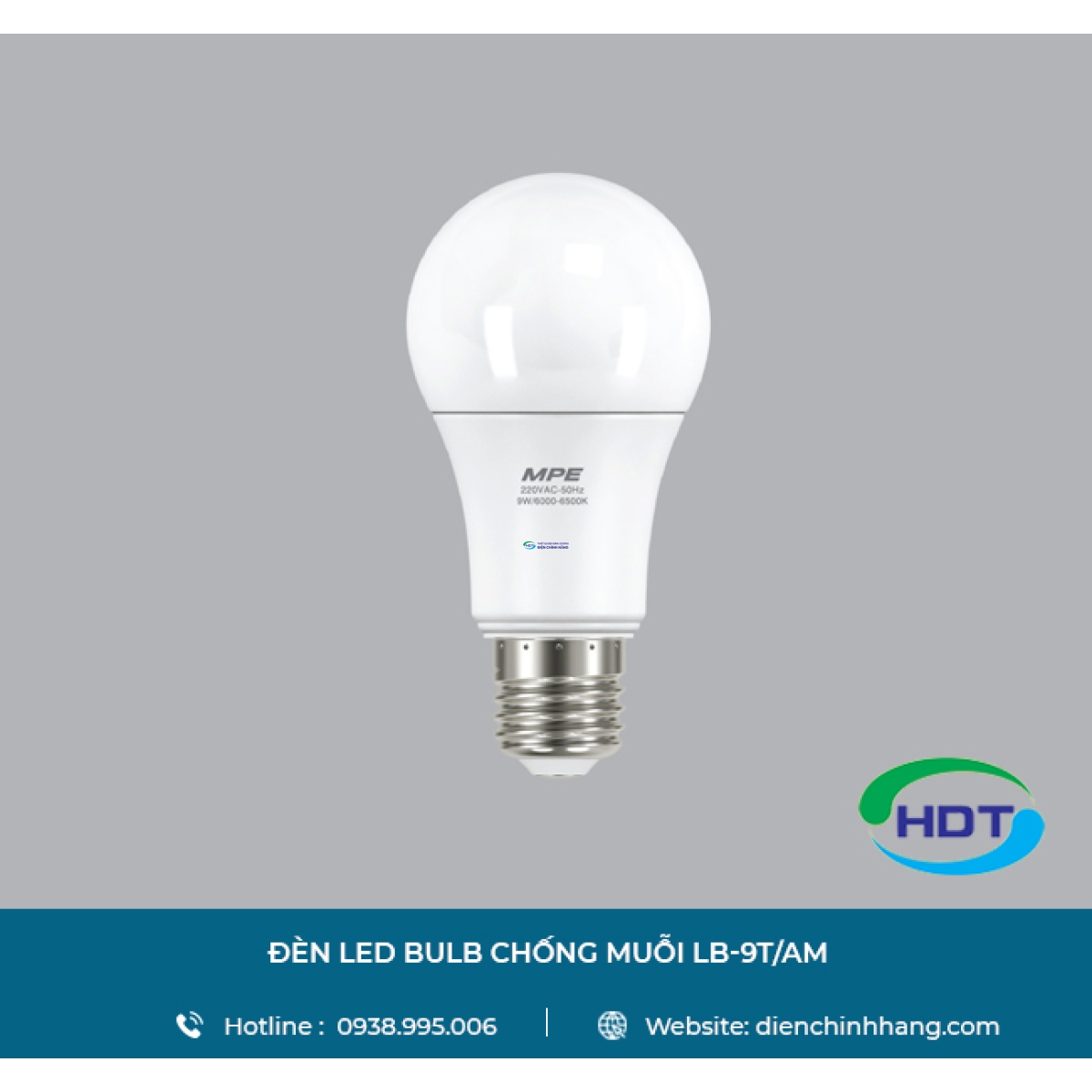 ĐÈN LED BULB MPE CHỐNG MUỖI LB-9/AM