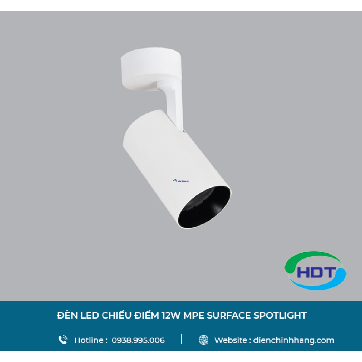 ĐÈN LED CHIẾU ĐIỂM MPE 12W SURFACE SPOTLIGHT