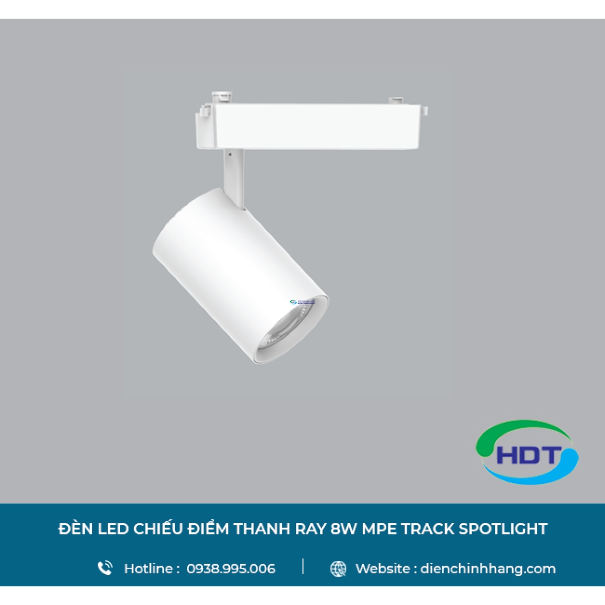  ĐÈN LED CHIẾU ĐIỂM THANH RAY MPE 8W TRACK SPOTLIGHT