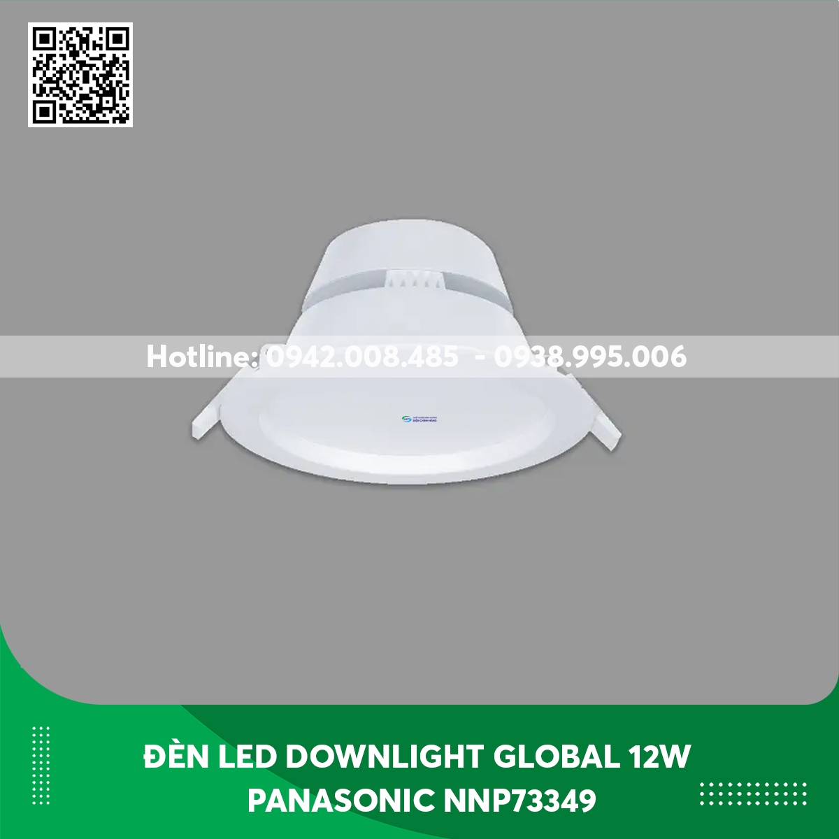 Đèn Led Downlight Global 12W Panasonic NNP73349 ánh sáng vàng