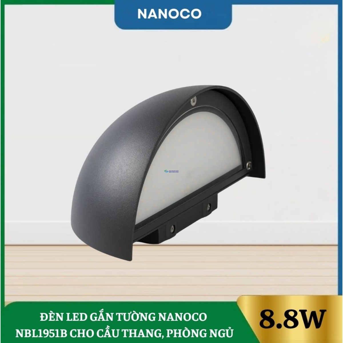 Đèn Led Gắn Tường Nanoco NBL1951B Cho Cầu Thang, Phòng Ngủ