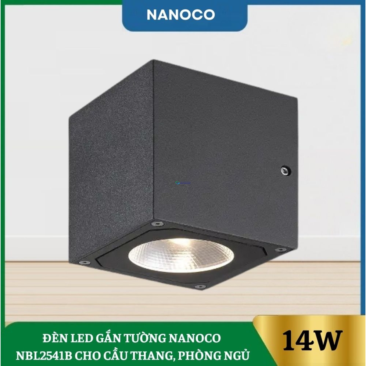 Đèn Led Gắn Tường Nanoco NBL2541B Cho Cầu Thang, Phòng Ngủ
