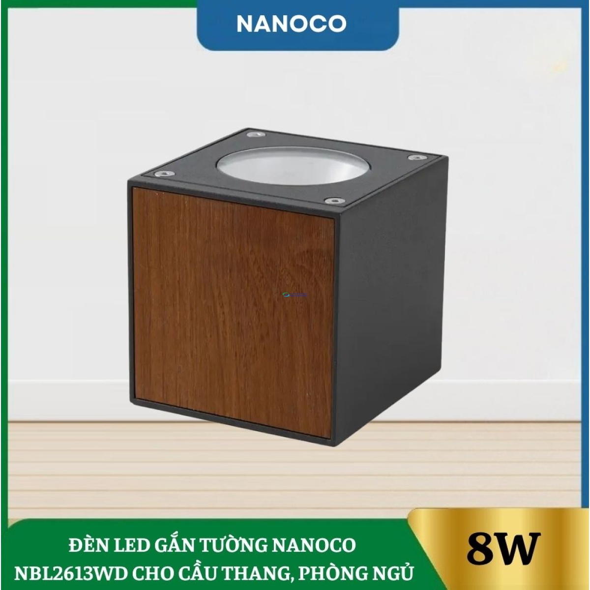 Đèn Led Gắn Tường Nanoco NBL2613WD Cho Cầu Thang, Phòng Ngủ