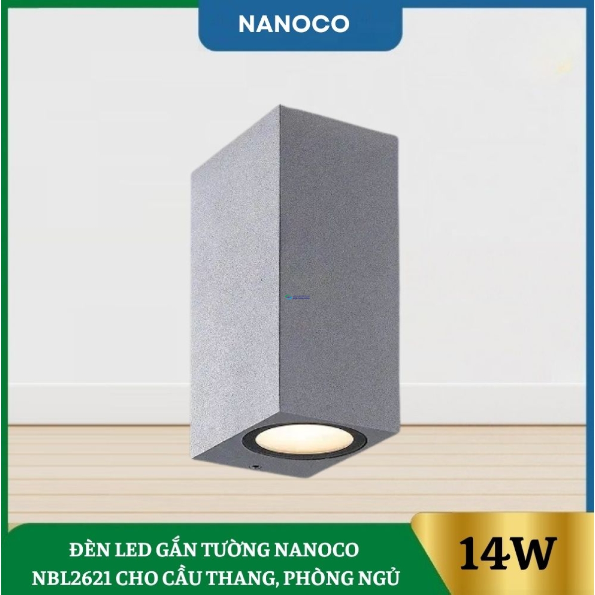 Đèn Led Gắn Tường Nanoco NBL2621 Cho Cầu Thang, Phòng Ngủ