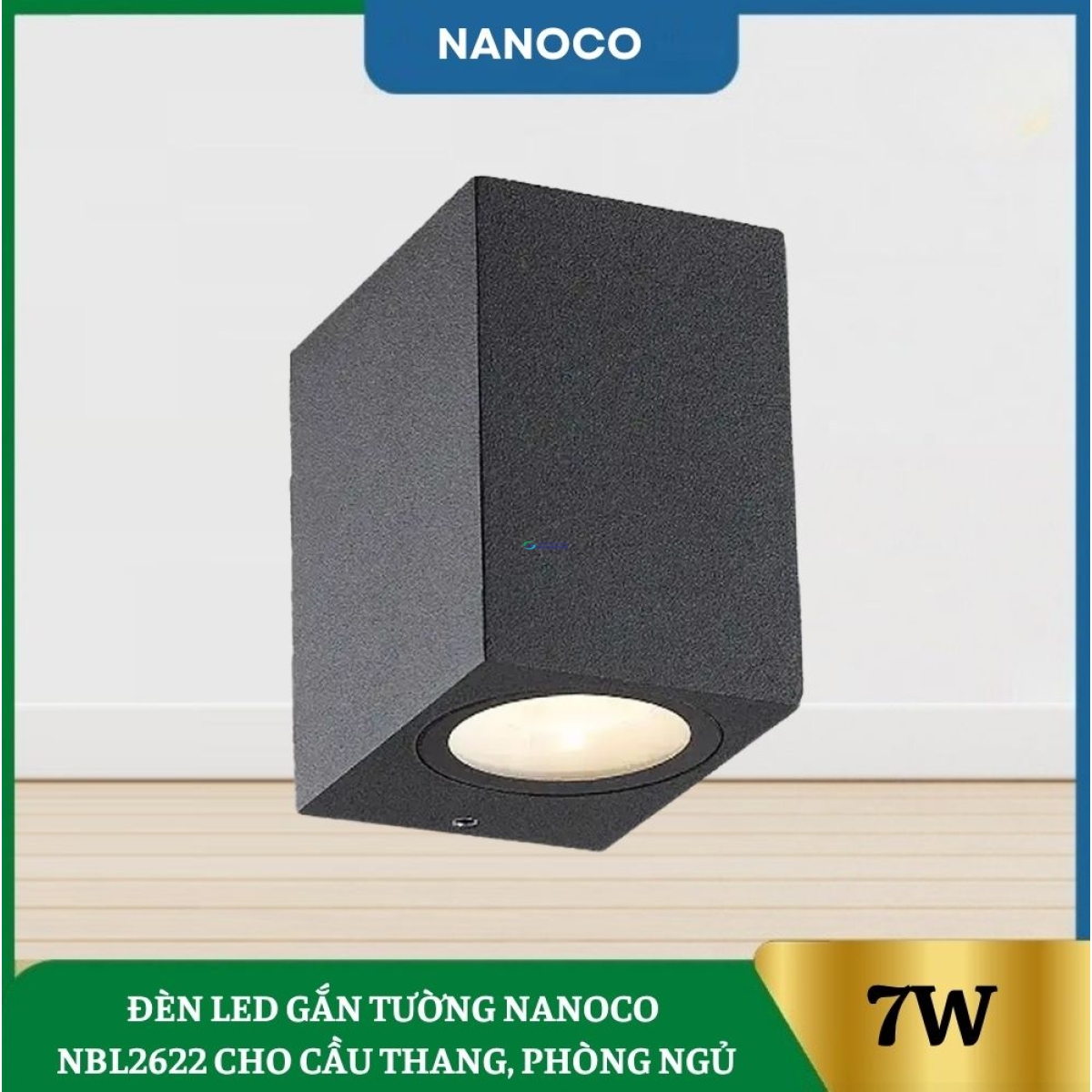 Đèn Led Gắn Tường Nanoco NBL2622 Cho Cầu Thang, Phòng Ngủ