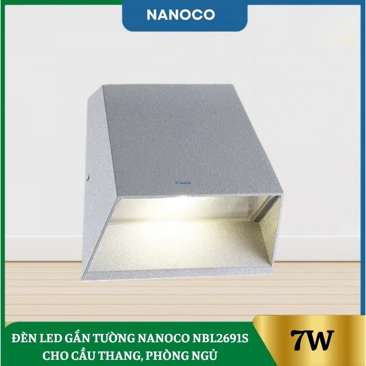 Đèn Led Gắn Tường Nanoco NBL2691S Cho Cầu Thang, Phòng Ngủ