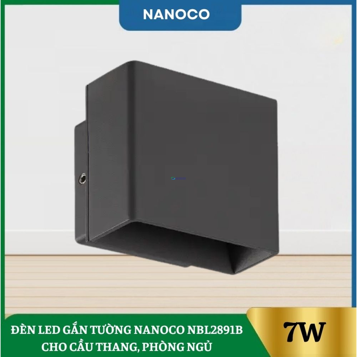 Đèn Led Gắn Tường Nanoco NBL2891B Cho Cầu Thang, Phòng Ngủ