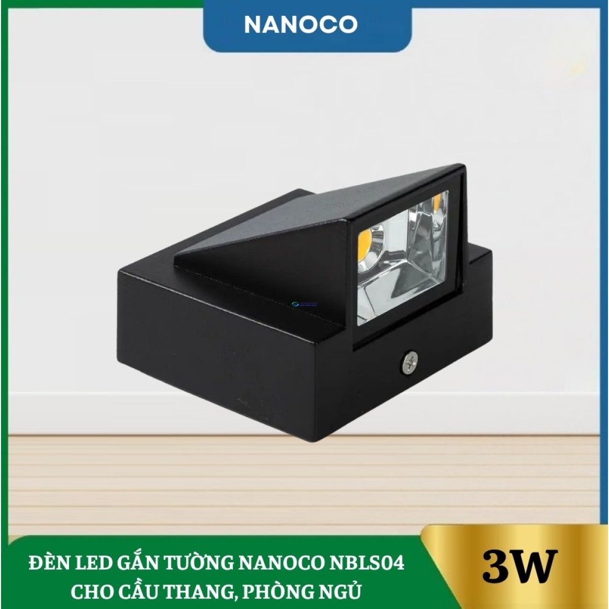 Đèn Led Gắn Tường Nanoco NBLS04 Cho Cầu Thang, Phòng Ngủ