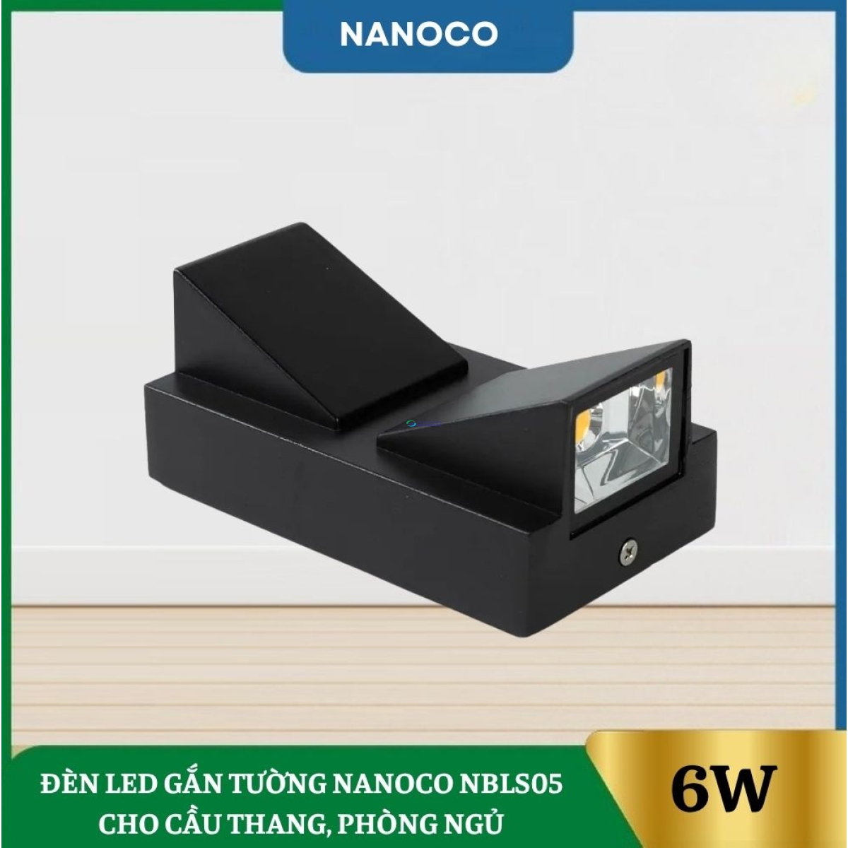 Đèn Led Gắn Tường Nanoco NBLS05 Cho Cầu Thang, Phòng Ngủ