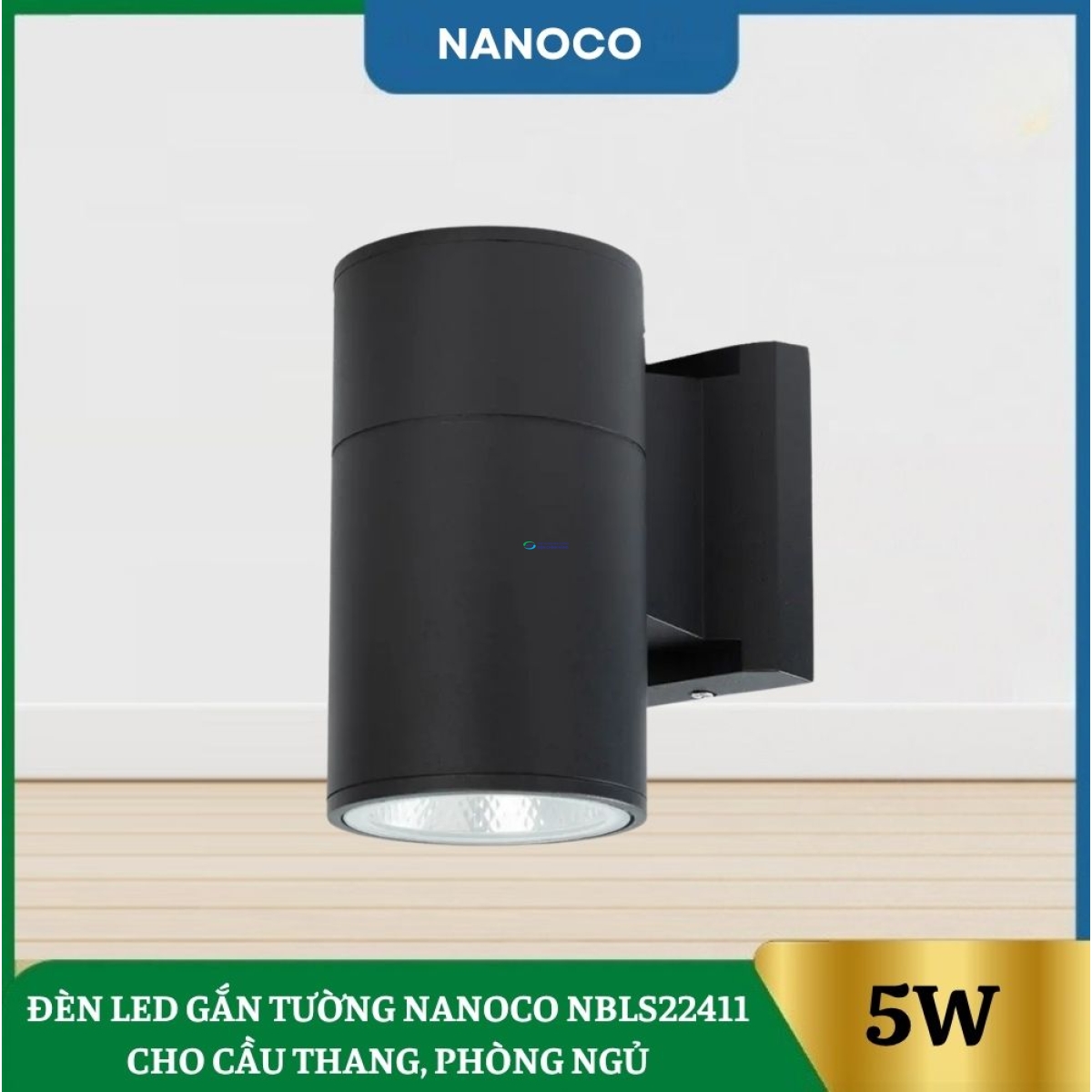 Đèn Led Gắn Tường Nanoco NBLS22411 Cho Cầu Thang, Phòng Ngủ