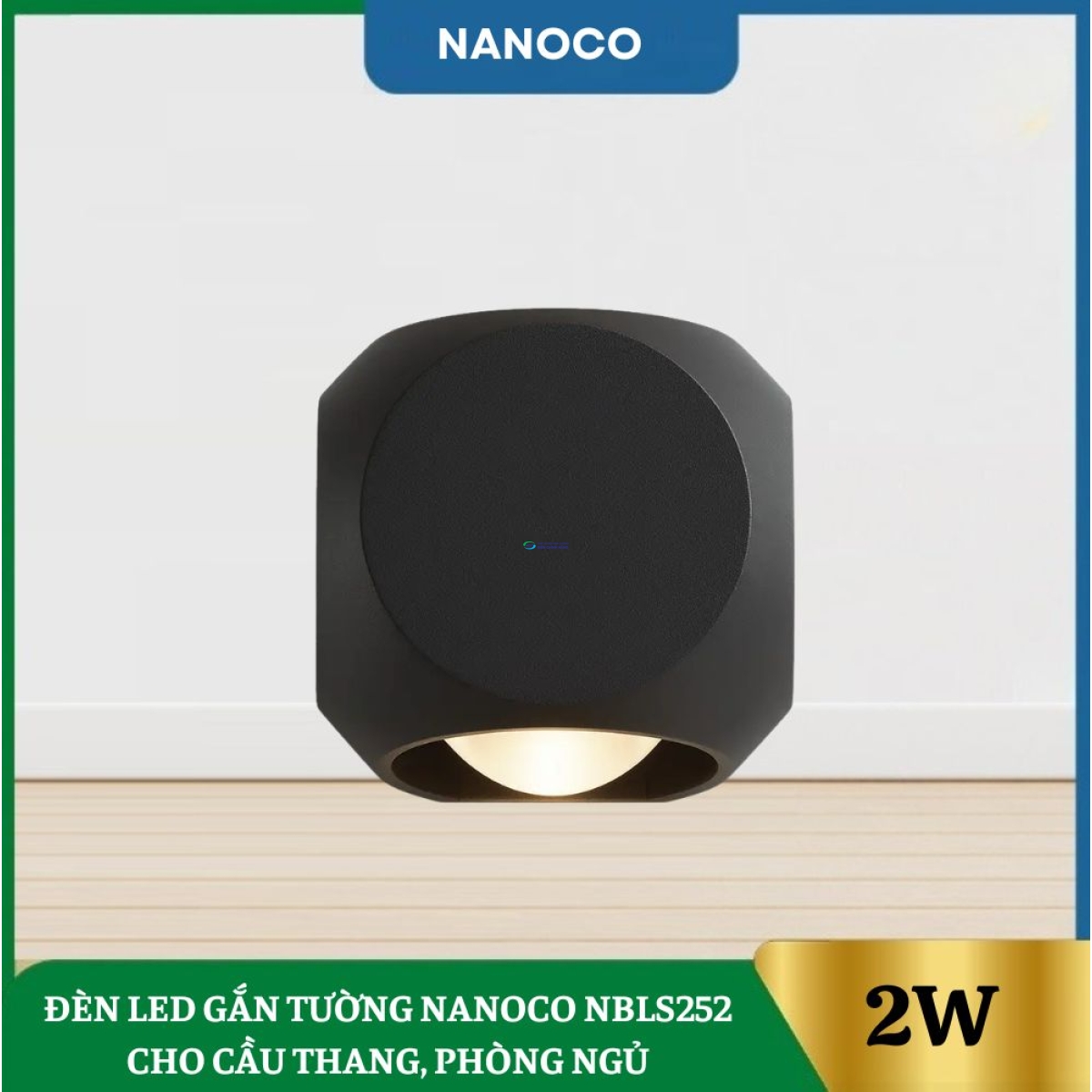 Đèn Led Gắn Tường Nanoco NBLS252 Cho Cầu Thang, Phòng Ngủ