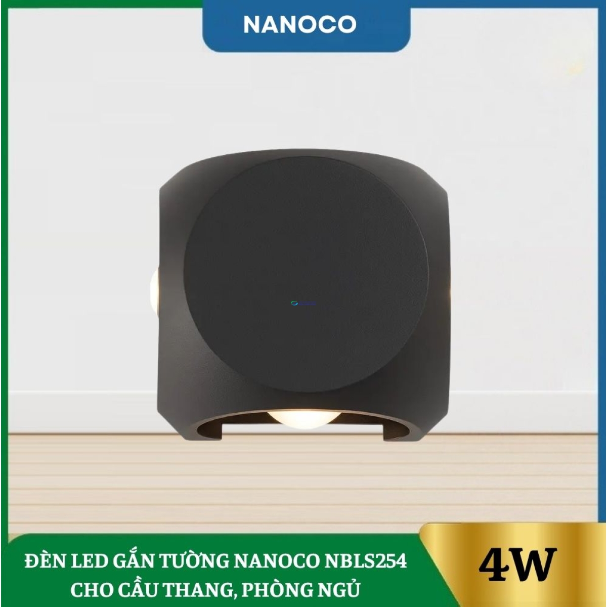 Đèn Led Gắn Tường Nanoco NBLS254 Cho Cầu Thang, Phòng Ngủ