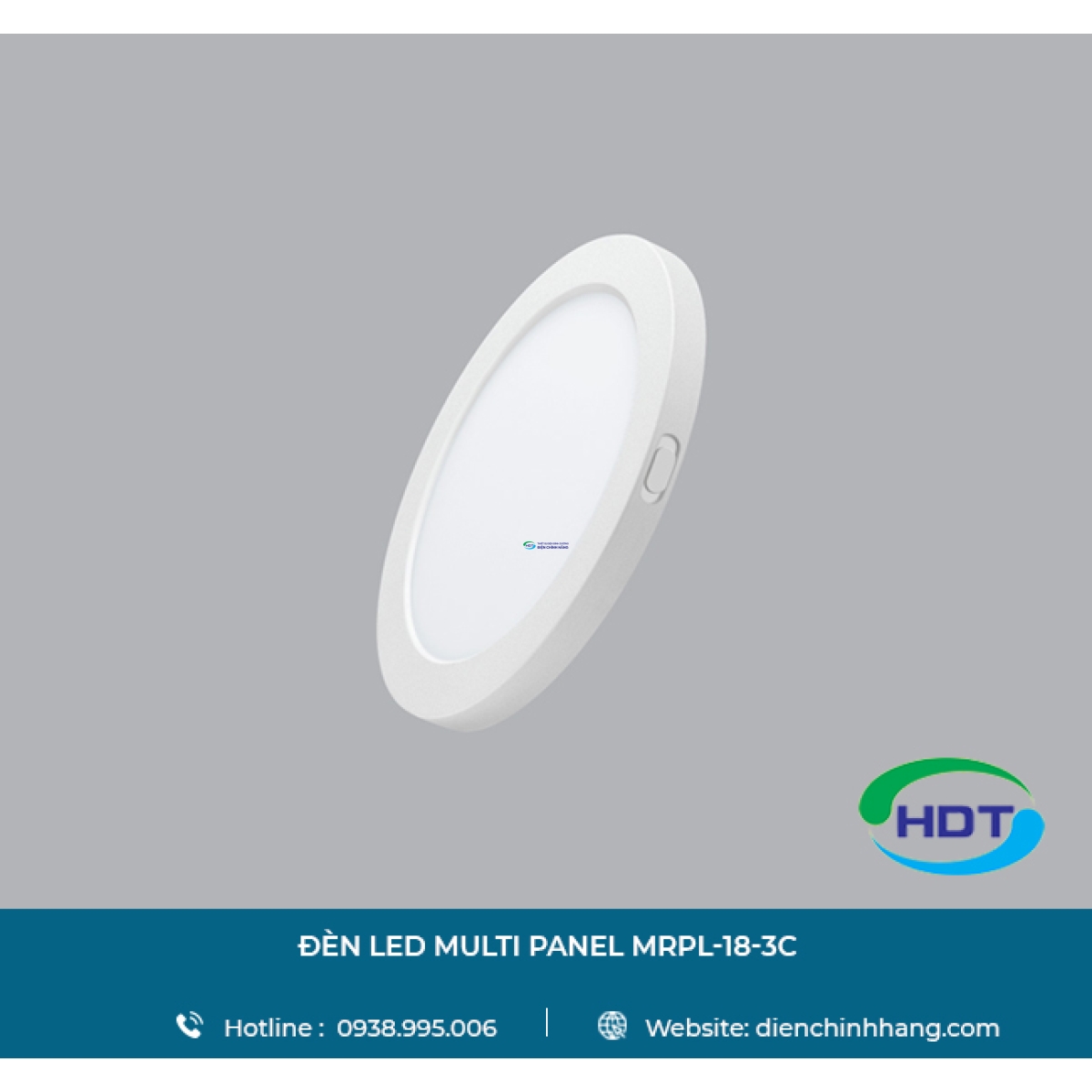 ĐÈN LED ÂM TRẦN MPE 18W TRÒN MRPL-18-3C