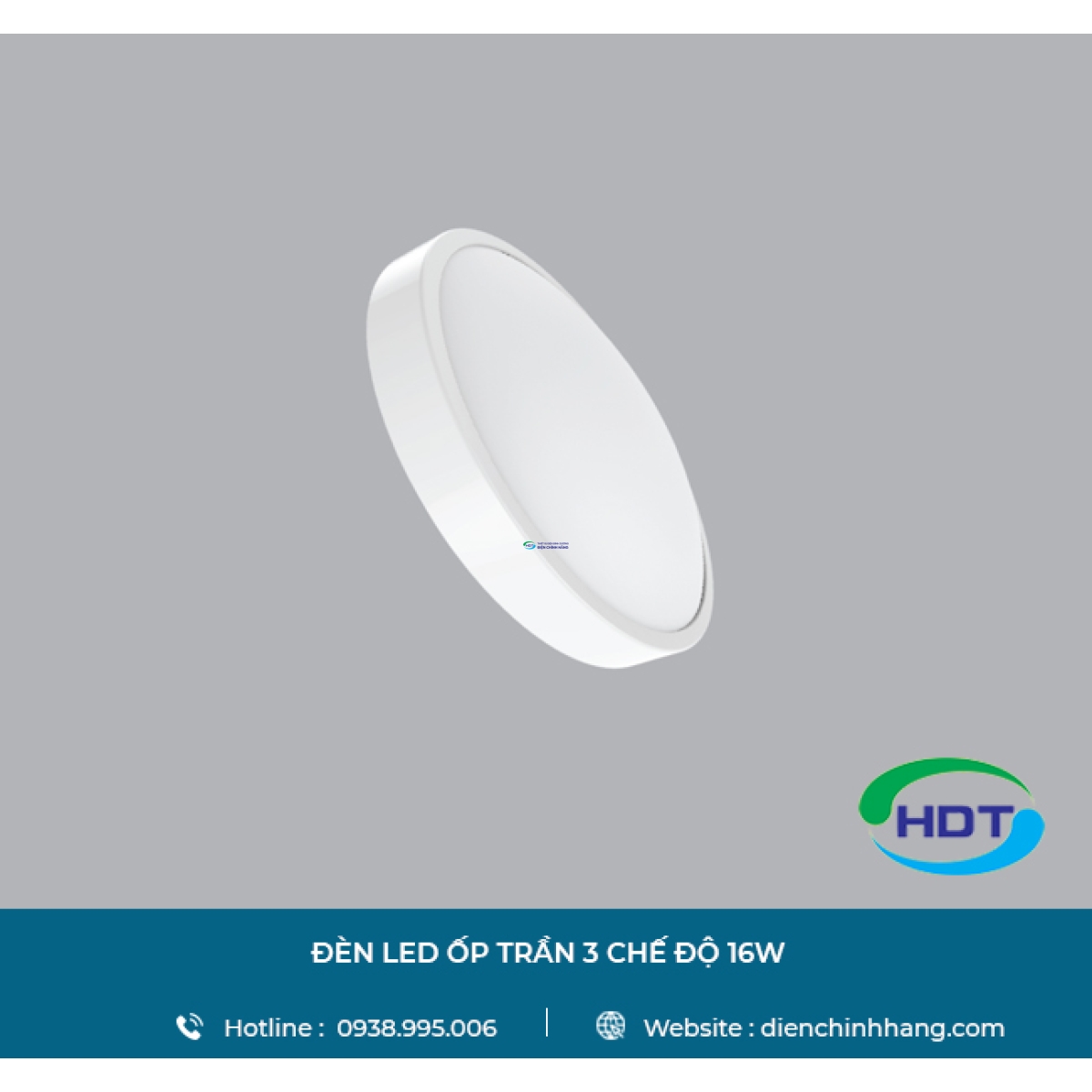 ĐÈN LED ỐP TRẦN MPE 3 CHẾ ĐỘ 16W