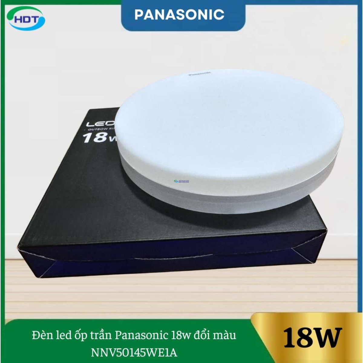 Đèn Led Ốp Trần Panasonic 18W Đổi Màu Phi 220mm NNV50145WE1A