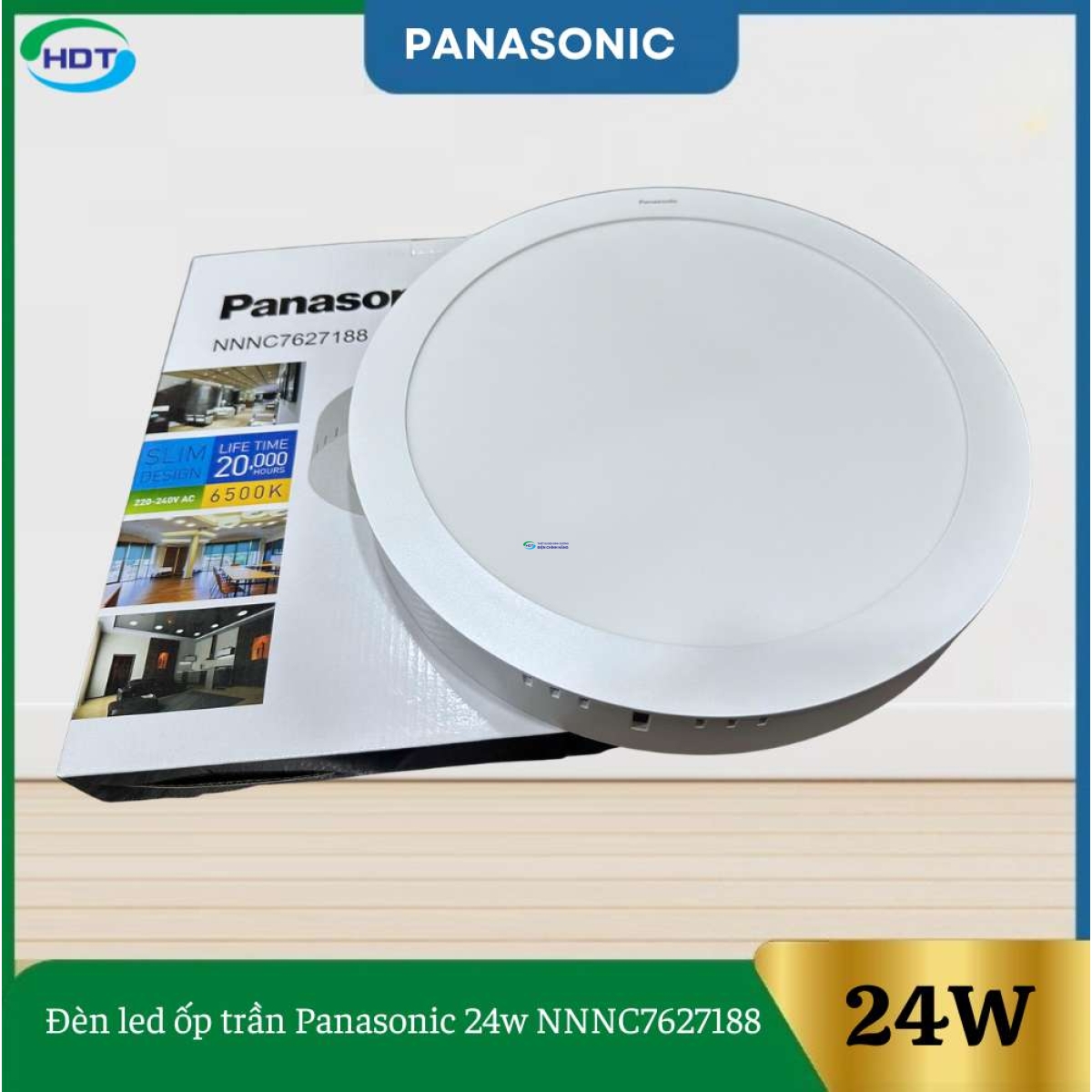 Đèn Led Ốp Trần Panasonic 24W Phi 300mm NNNC7627188