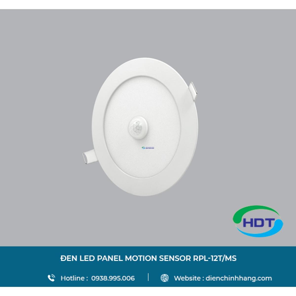 ĐÈN LED CẢM BIẾN MPE 12W TRÒN MOTION SENSOR RPL-12T/MS