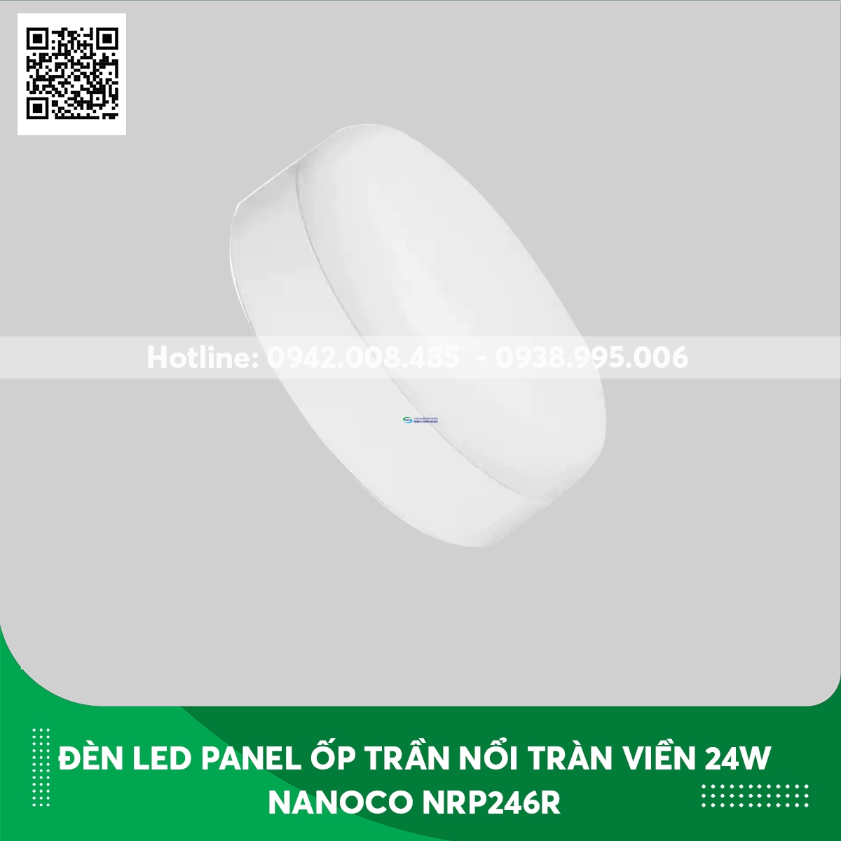Đèn Led Panel ốp trần nổi tràn viền Nanoco 24W NRP243R/ NRP244R/ NRP246R