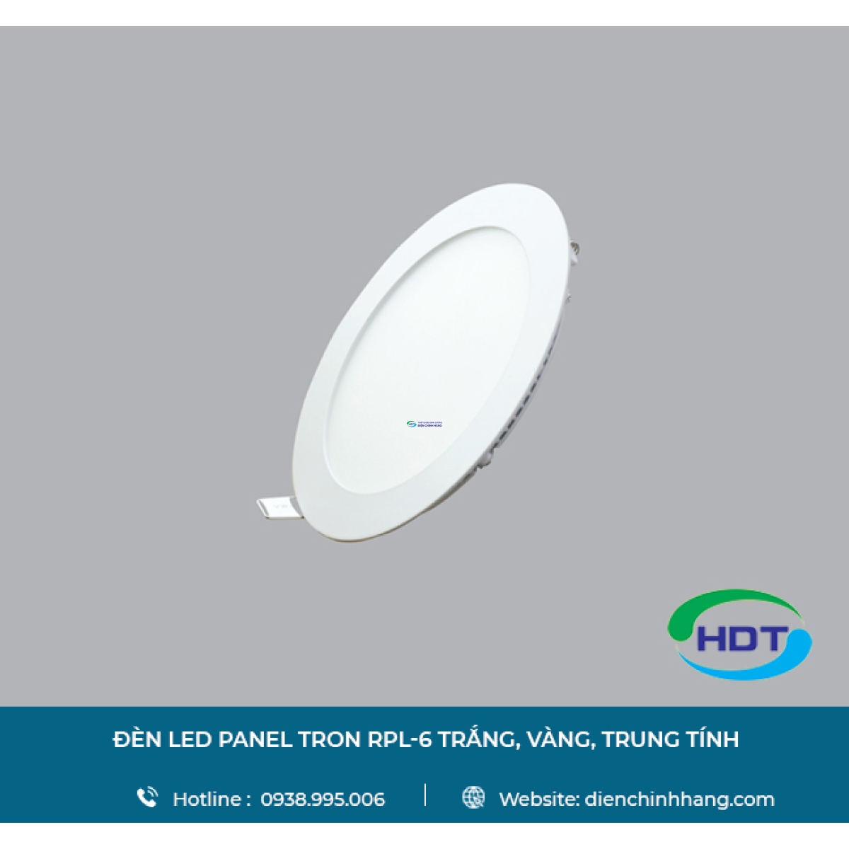 ĐÈN LED ÂM TRẦN MPE TRÒN 6W RPL-6 TRẮNG, VÀNG, TRUNG TÍNH