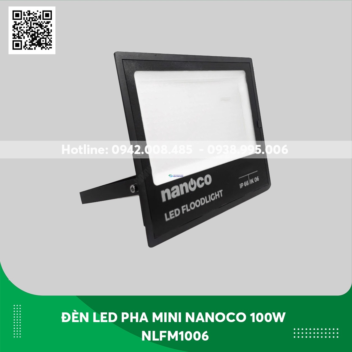 Đèn LED pha 100W Nanoco NLFM1003/ NLFM1006 IP65 ánh sáng Vàng/ Trắng