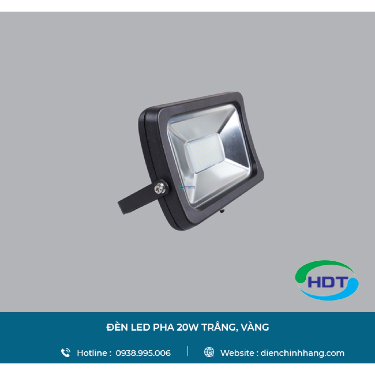 ĐÈN LED PHA MPE 20W TRẮNG, VÀNG FLD-20T/20V