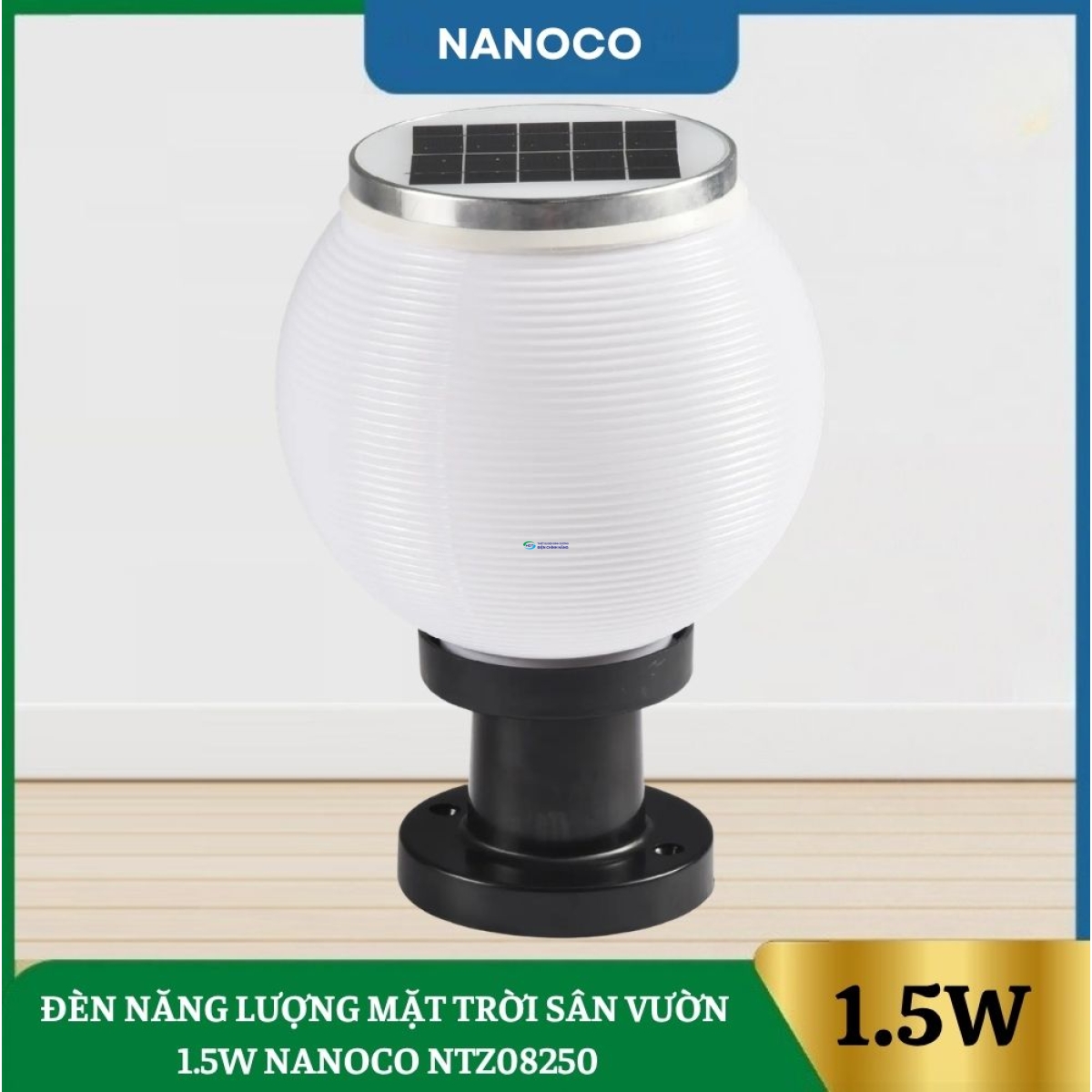 Đèn Năng Lượng Mặt Trời Sân Vườn Nanoco NTZ08250