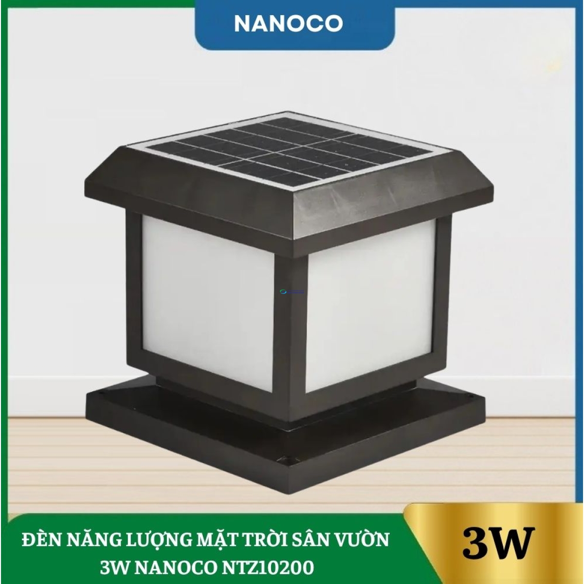 Đèn Năng Lượng Mặt Trời Sân Vườn Nanoco NTZ10200