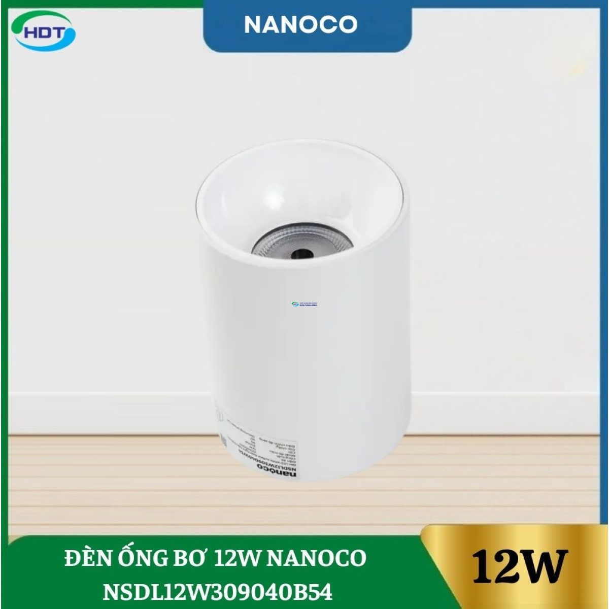 Đèn Ống Bơ 12W Nanoco NSDL12W309040W54