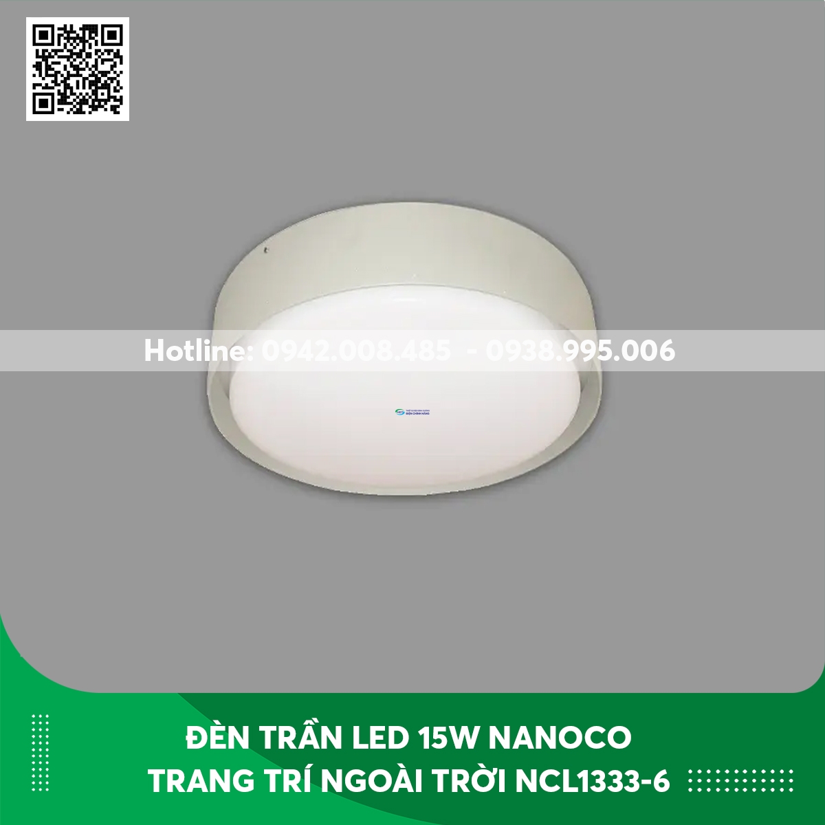 ĐÈN ỐP TRẦN BAN CÔNG NANOCO 14W NCL1333/ NCL1333-6