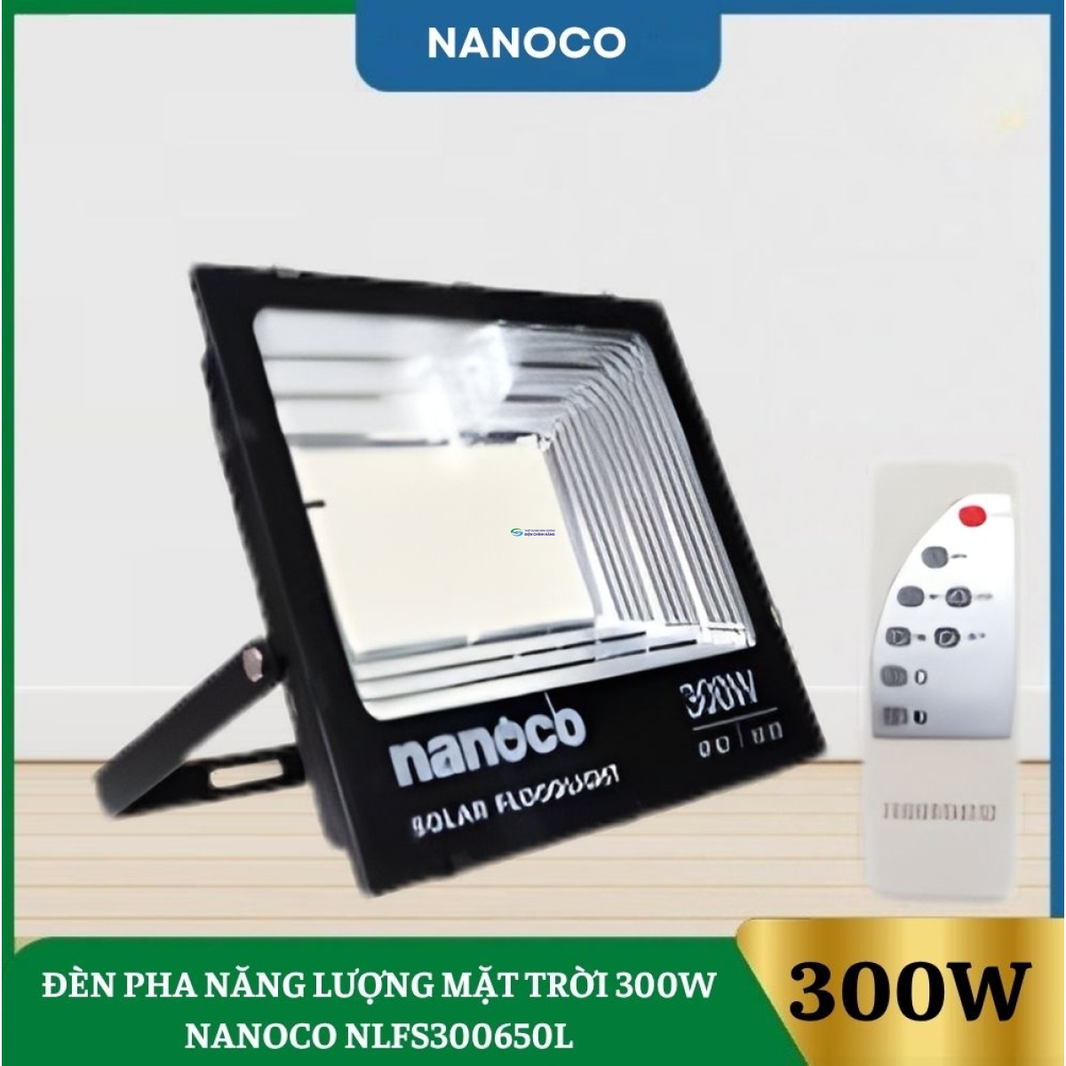 Đèn Pha Năng Lượng Mặt Trời 300W Nanoco NLFS300650L