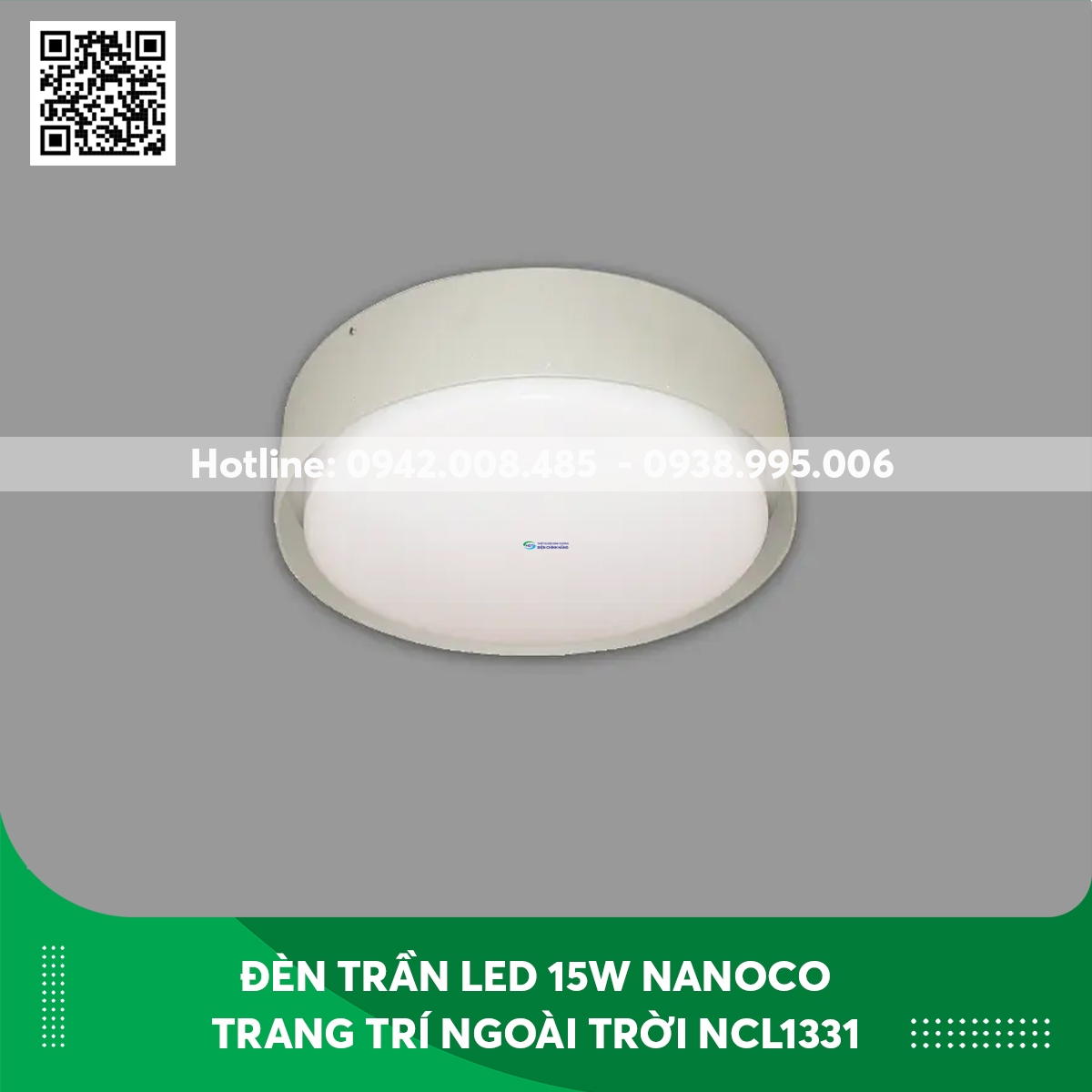 Đèn Trần LED 18w Nanoco NCL1331 Trang Trí Ngoài Trời