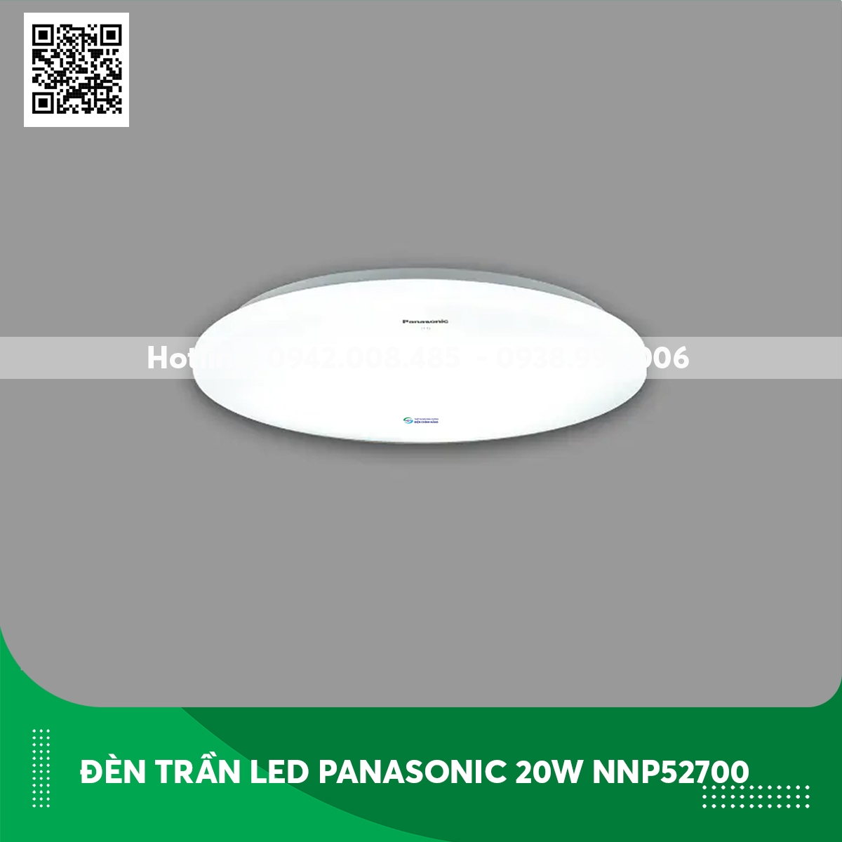 Đèn trần led dành cho lối đi phòng tắm hành lang ban công 20W Panasonic NNP52700 ánh sáng trắng