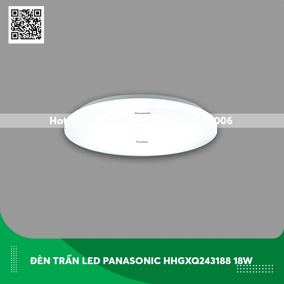 Đèn trần led dành cho lối đi phòng tắm, hành lang ban công Panasonic HH-XQ240288