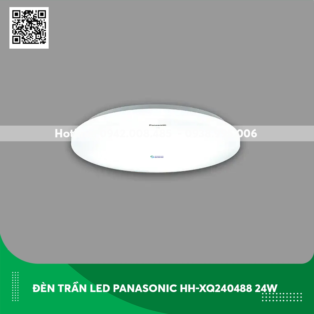 Đèn trần led dành cho lối đi phòng tắm, hành lang ban công Panasonic HH-XQ240488