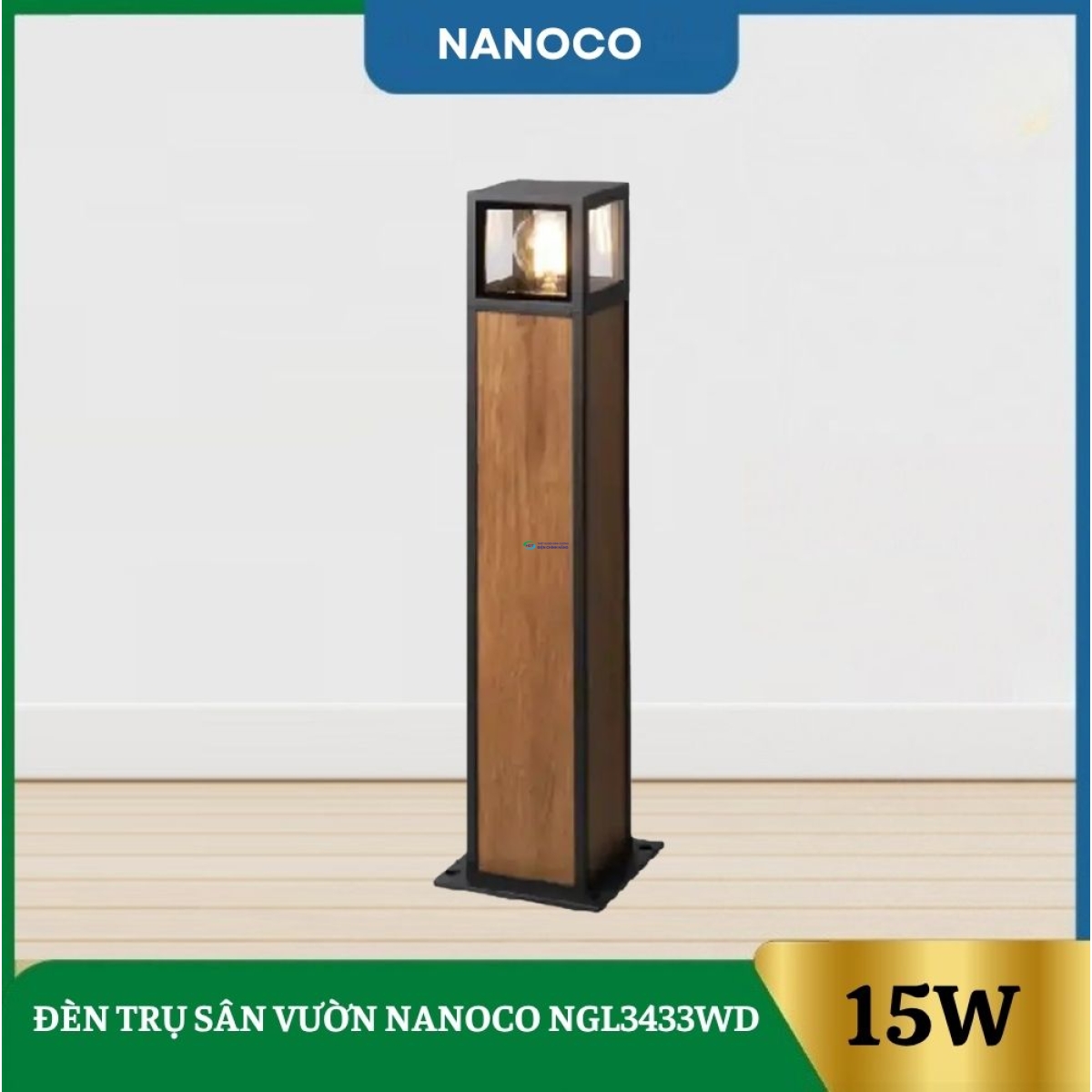 Đèn Trụ Sân Vườn Nanoco NGL3433WD