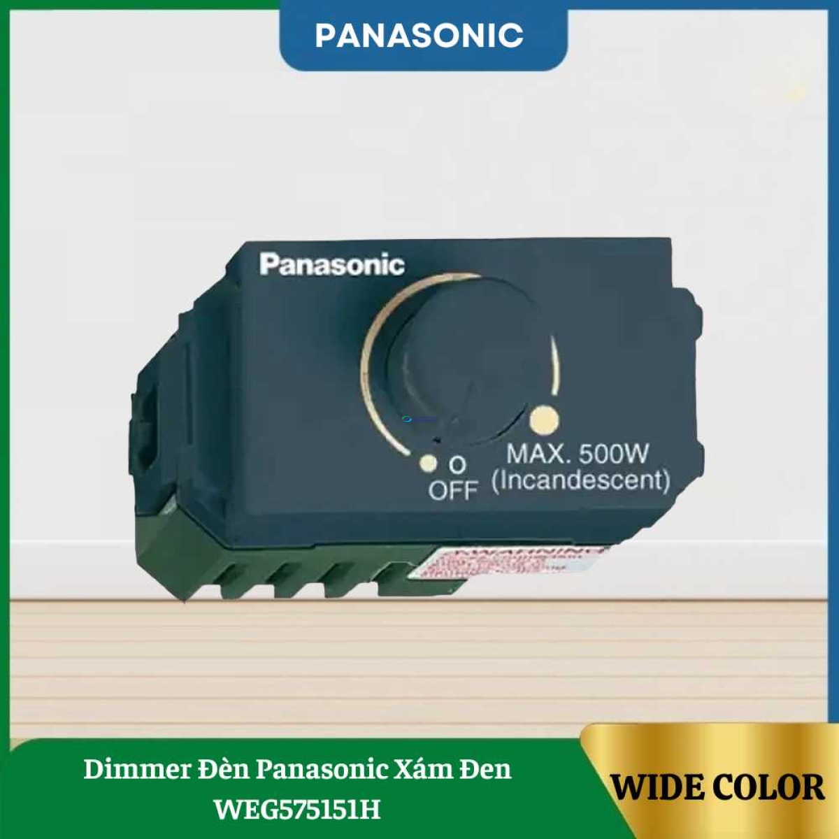 Dimmer Đèn Panasonic Xám Đen WEG575151H