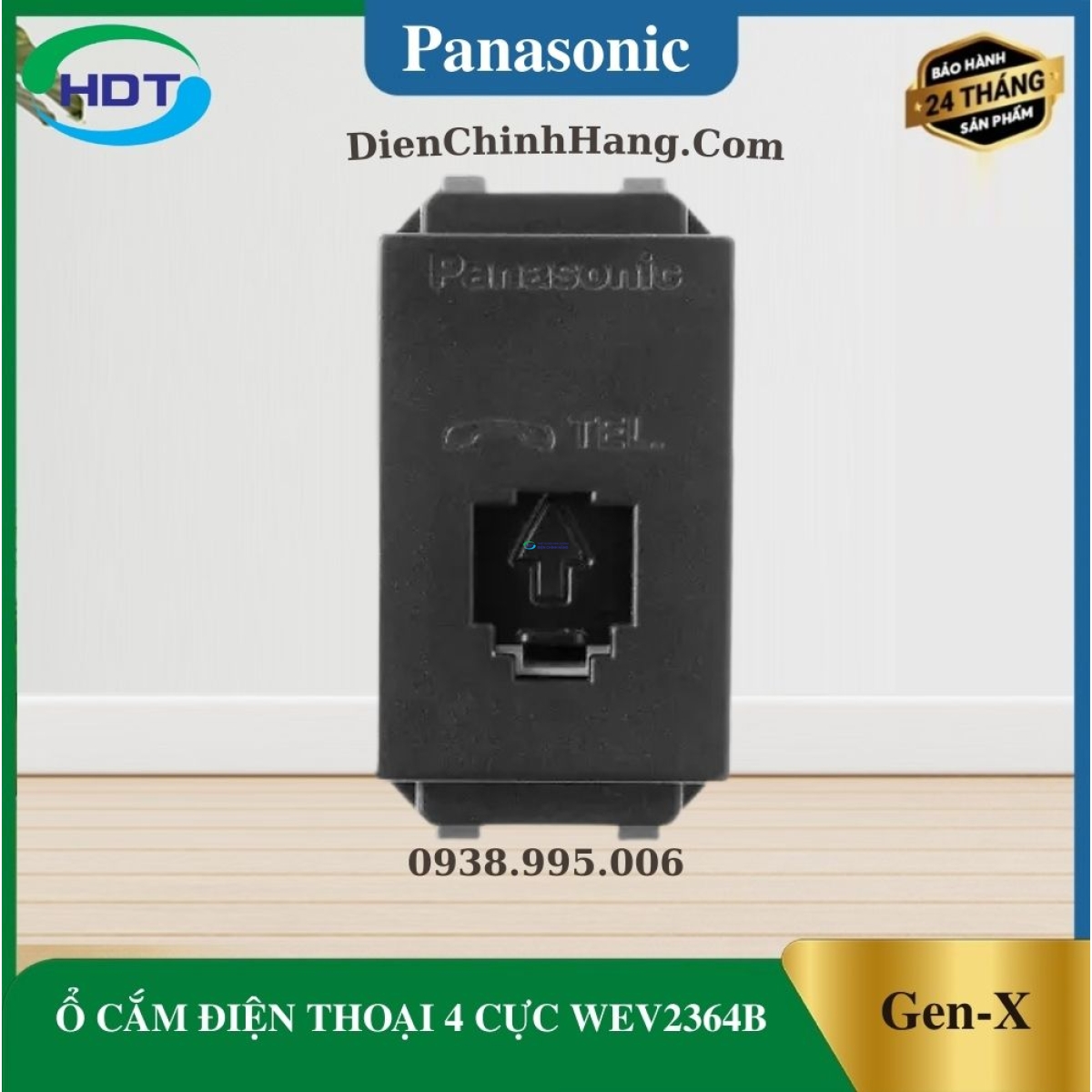 Gen X_ Ổ cắm data, tivi, điện thoại WEV2364B loại ổ điện thoại