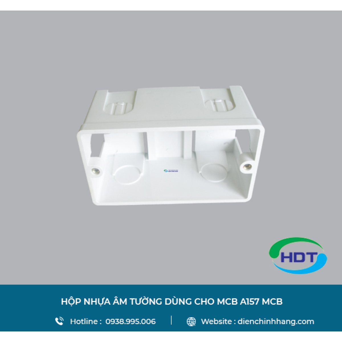 HỘP NHỰA ÂM TƯỜNG MPE DÙNG CHO MCB A157 MCB