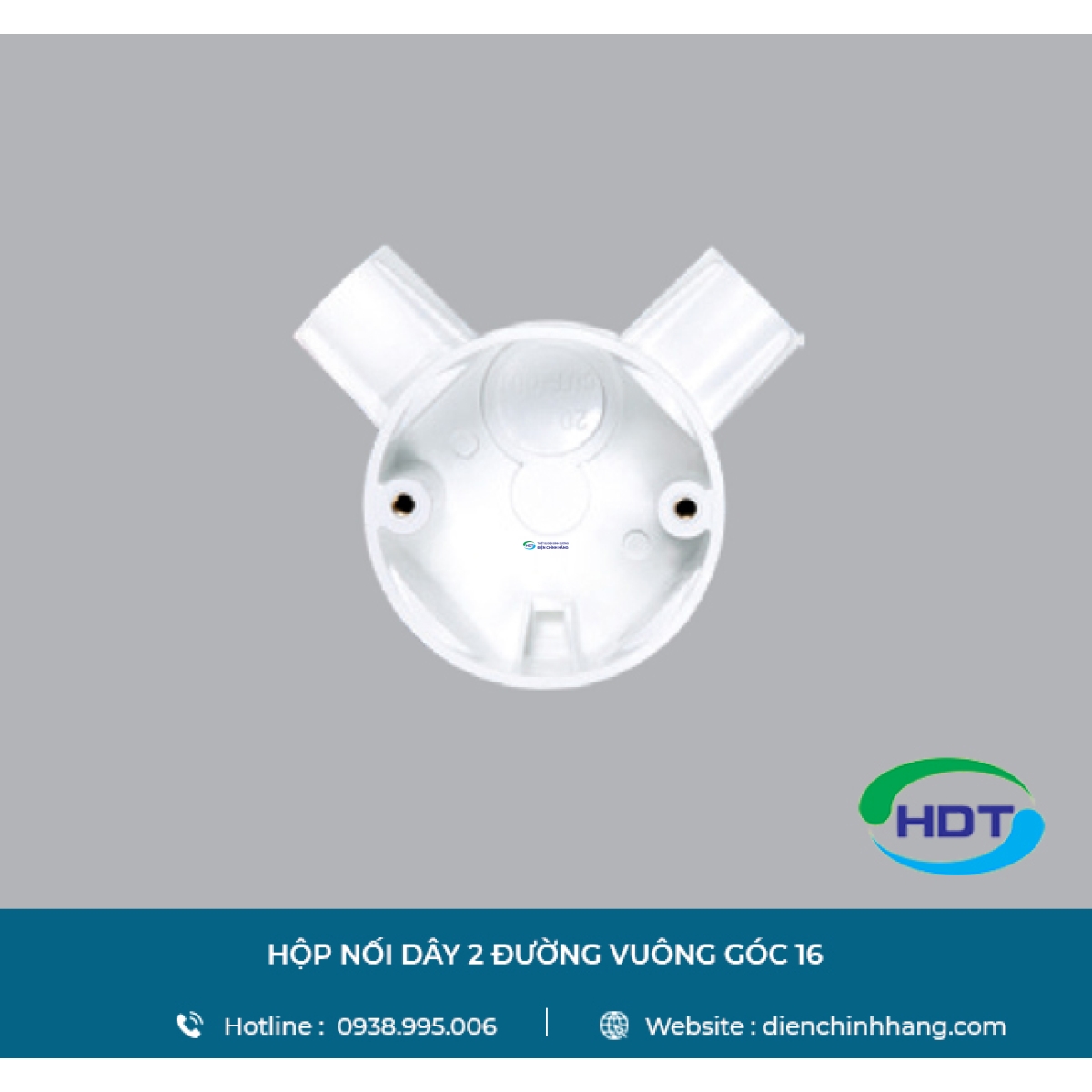 HỘP NỐI DÂY MPE 2 ĐƯỜNG VUÔNG GÓC 16