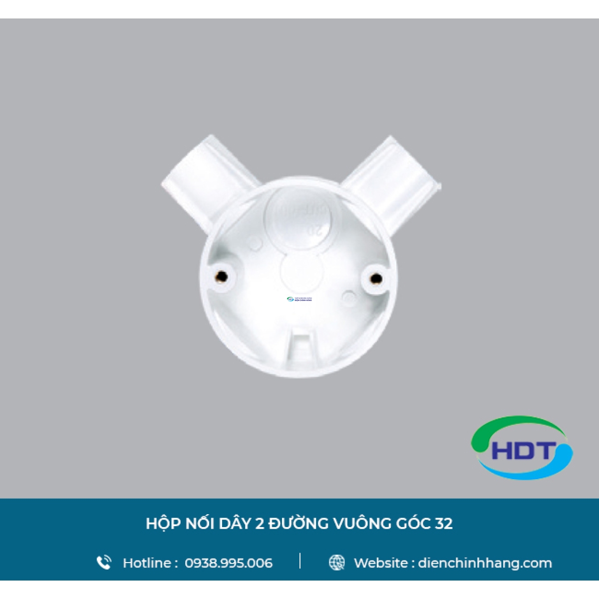 HỘP NỐI DÂY MPE 2 ĐƯỜNG VUÔNG GÓC 32