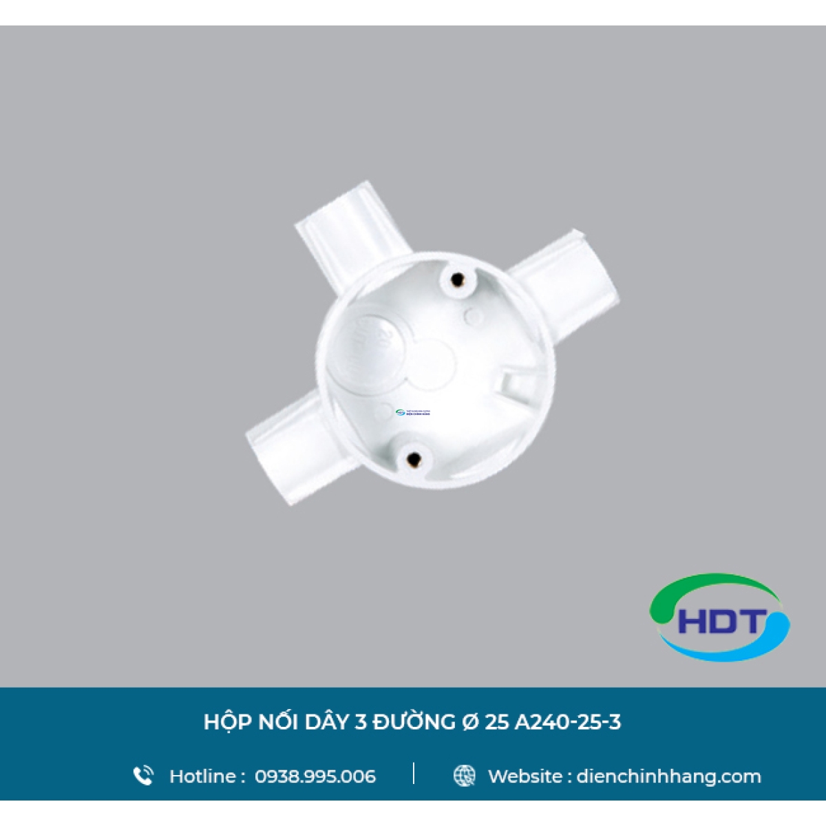 HỘP NỐI DÂY MPE 3 ĐƯỜNG Ø 25 A240-25-3