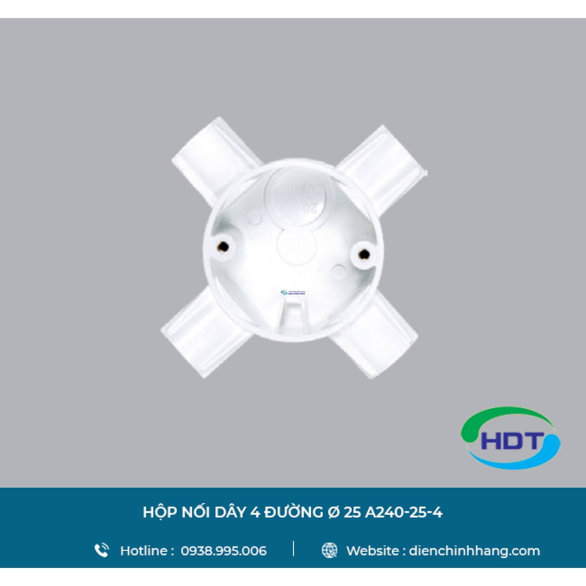 HỘP NỐI DÂY MPE 4 ĐƯỜNG Ø 25 A240-25-4