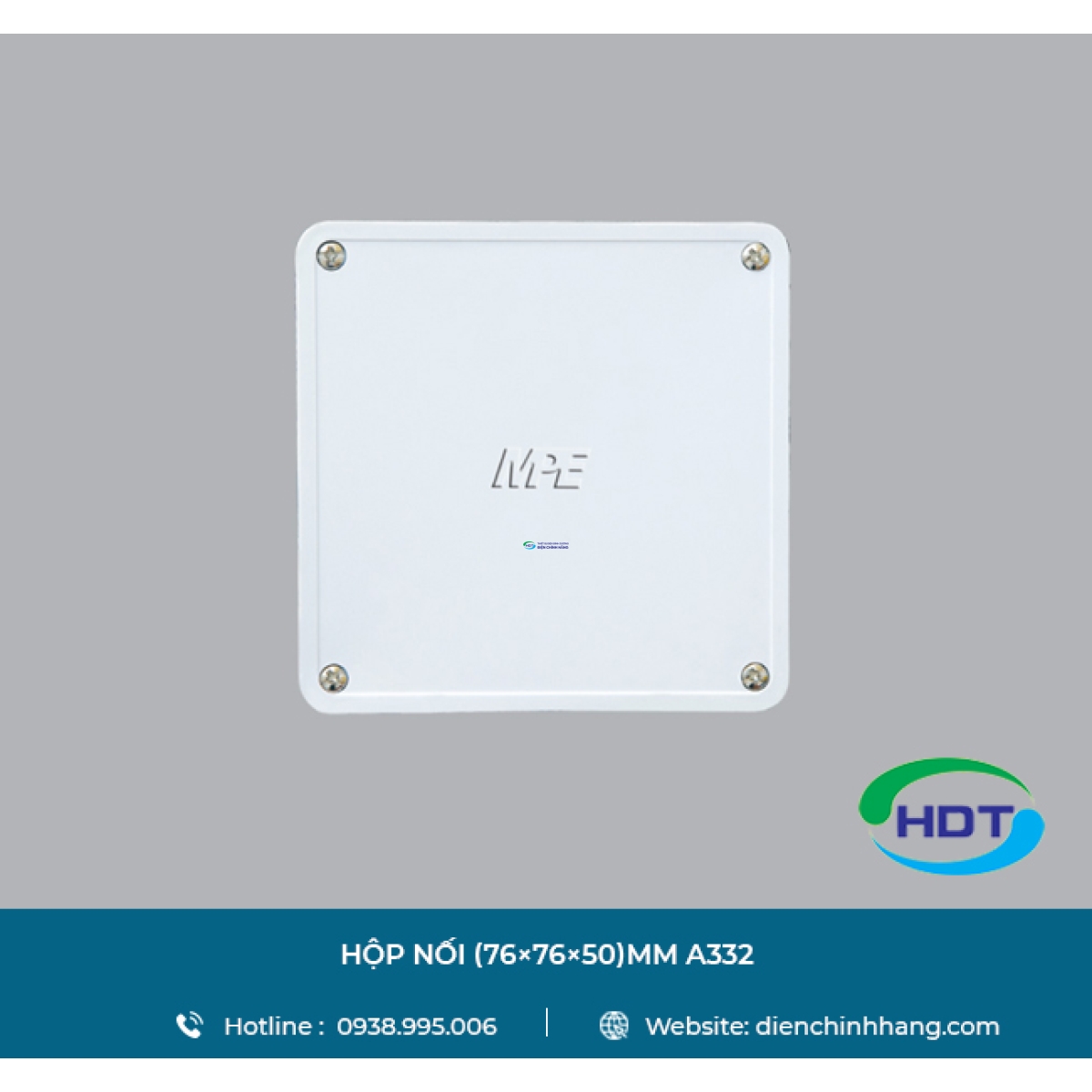 HỘP NỐI MPE (76×76×50)MM A332