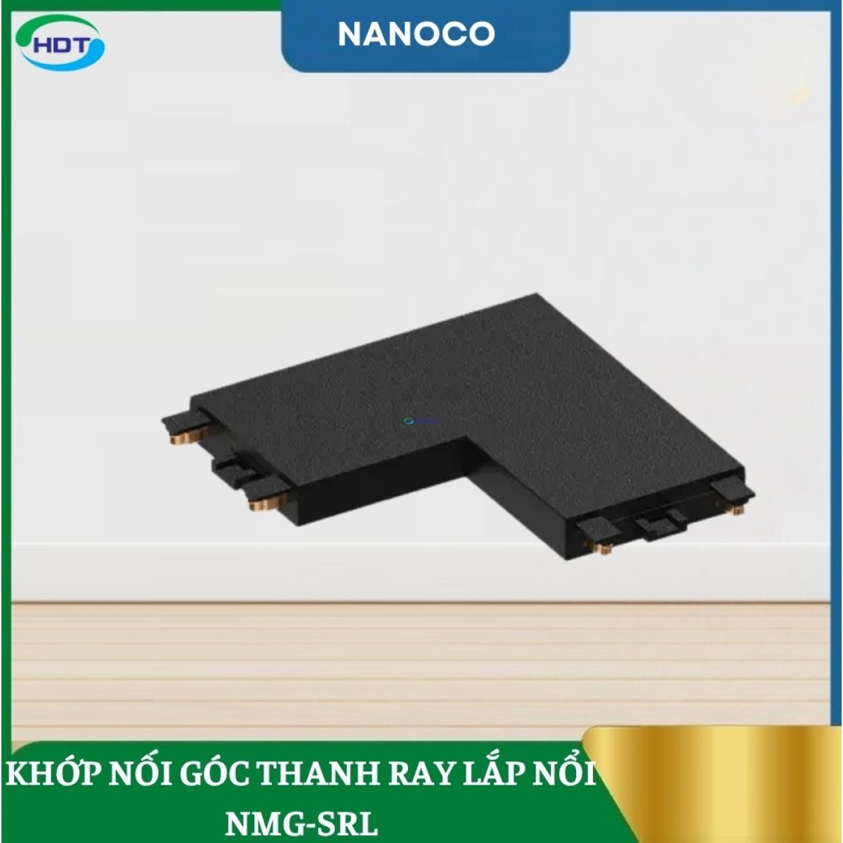 Khớp Nối Góc Thanh Ray Lắp Nổi Nanoco NMG-SRL