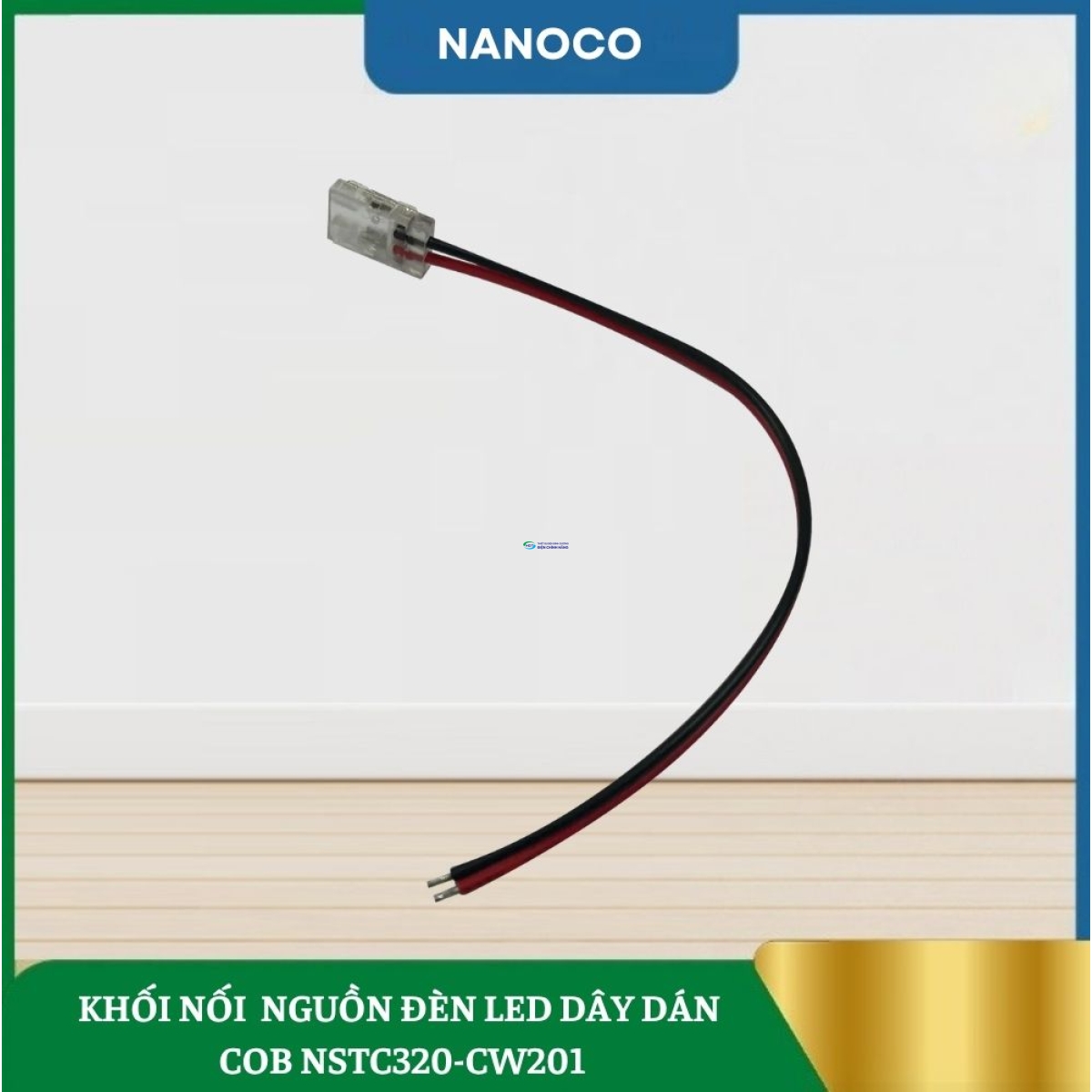 Khớp Nối Nguồn Đèn Led Dây Dán COB NSTC320-CW201