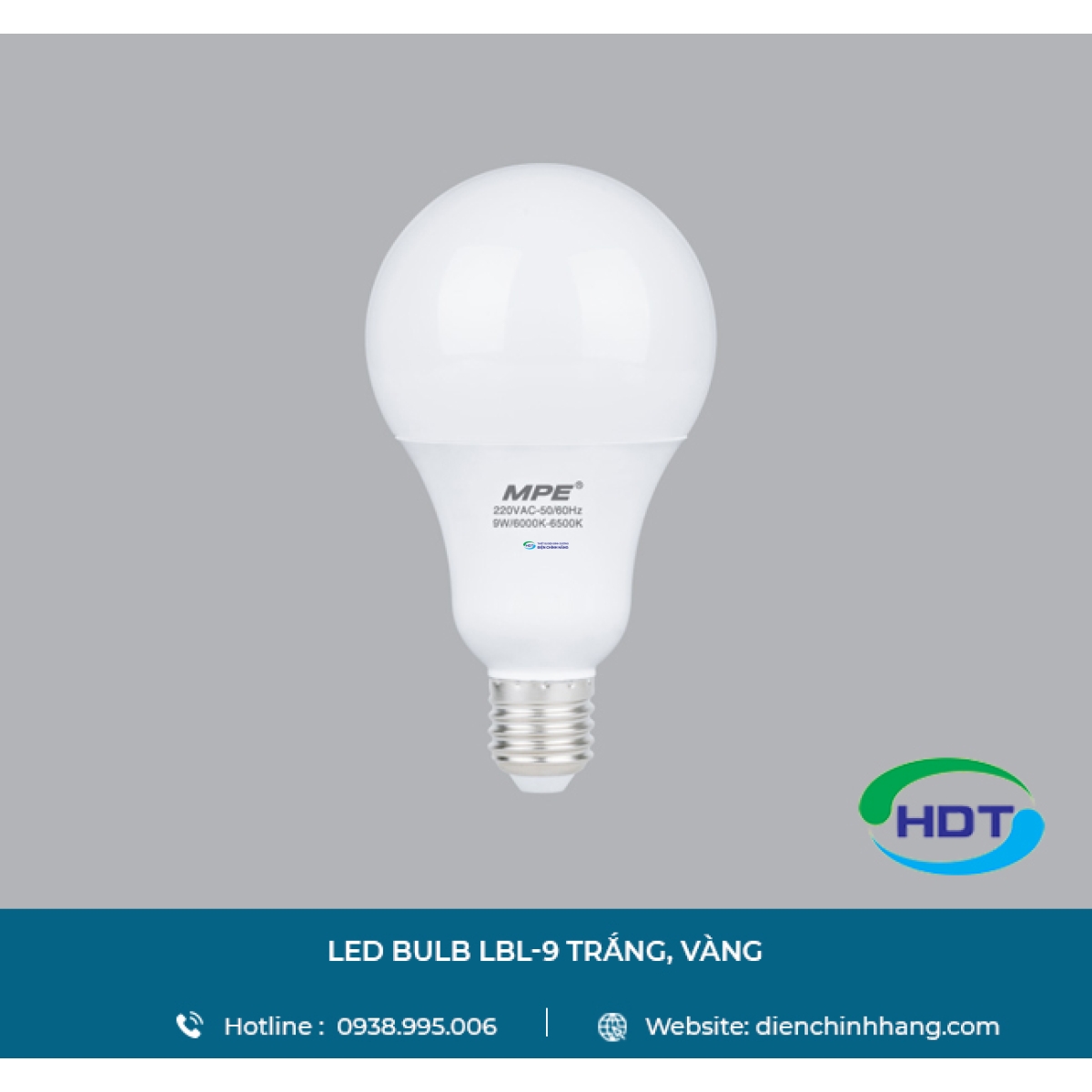 LED BULB MPE LBL-9 TRẮNG, VÀNG