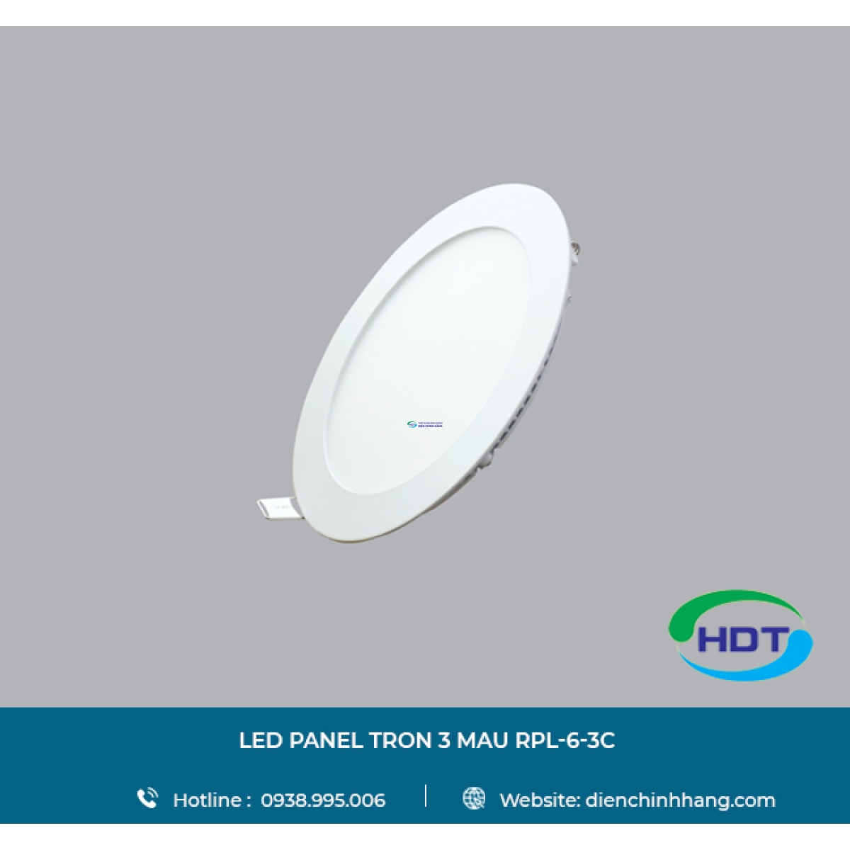 ĐÈN LED ÂM TRẦN MPE 6W TRÒN RPL-6-3C